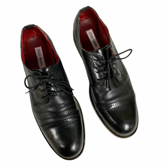 Steve Madden Other - STEVE MADDEN ‘P-Lesko’ Leather Lace-Up Oxfords -11